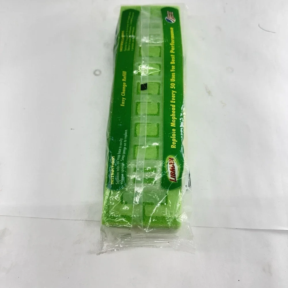 Libman Scrubster Mop Refill Easy Change Snap On Refill #03105 New